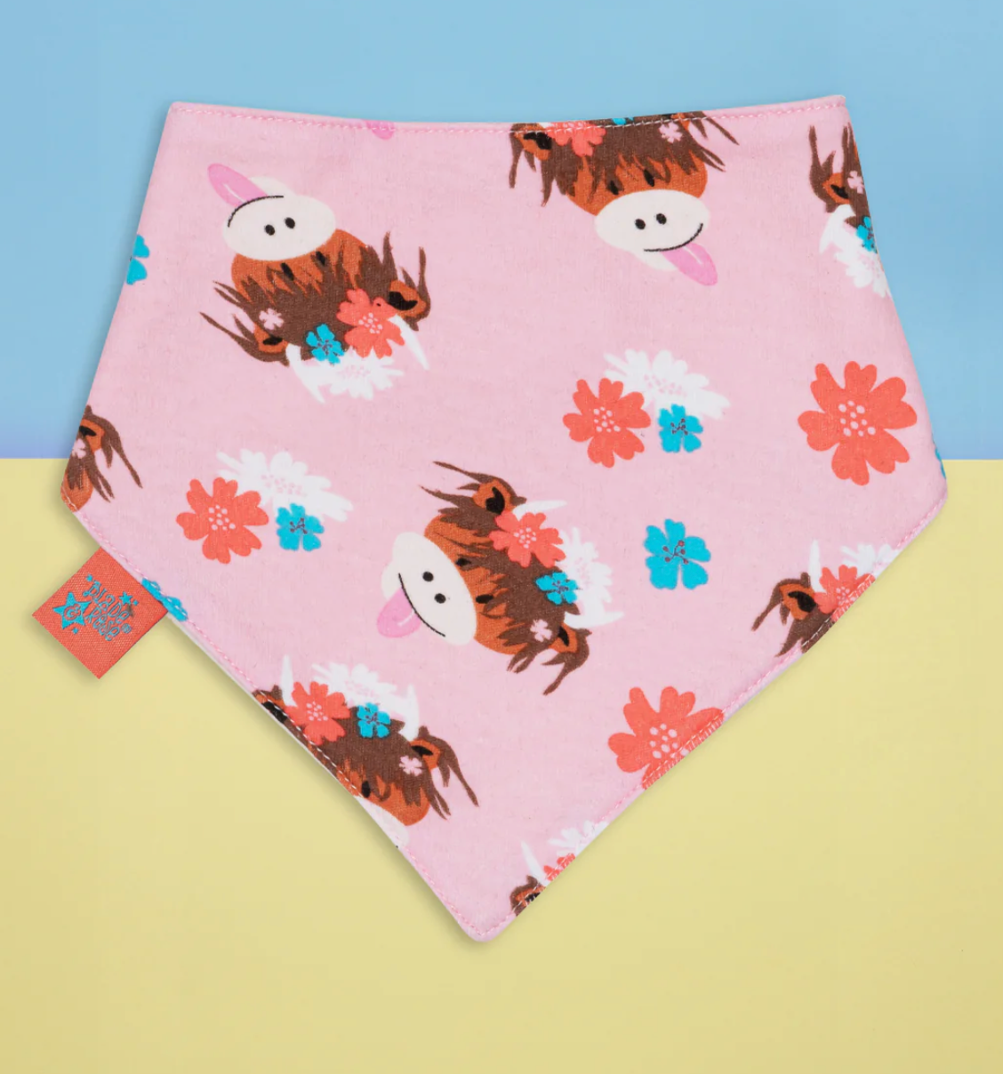 Bonnie Highland Cow Bib