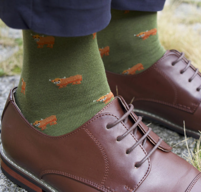 Highland Cow Socks