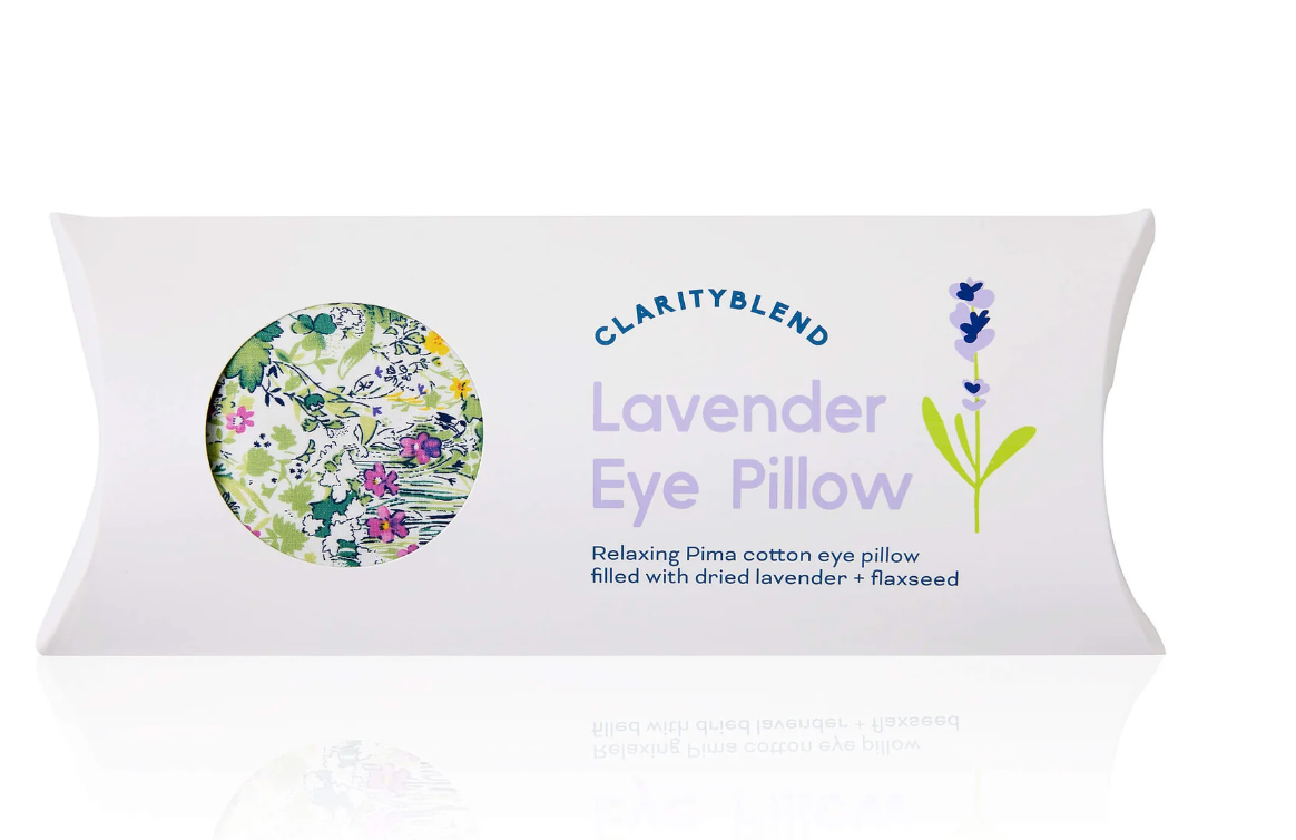 Relaxation Eye Pillow Green Garden Pattern