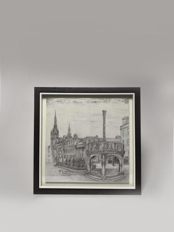 Home / Art Print with Frame / Aberdeen Mercat Cross art print