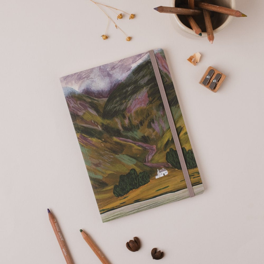 Glencoe In Late Summer, Scottish Highlands - A5 Notebook
