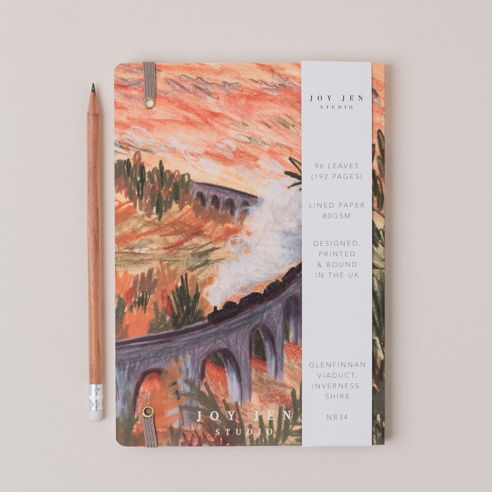 Glenfinnan Viaduct, Inverness-shire - A5 Notebook