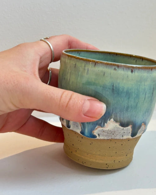 Sea Green Dimple Cup