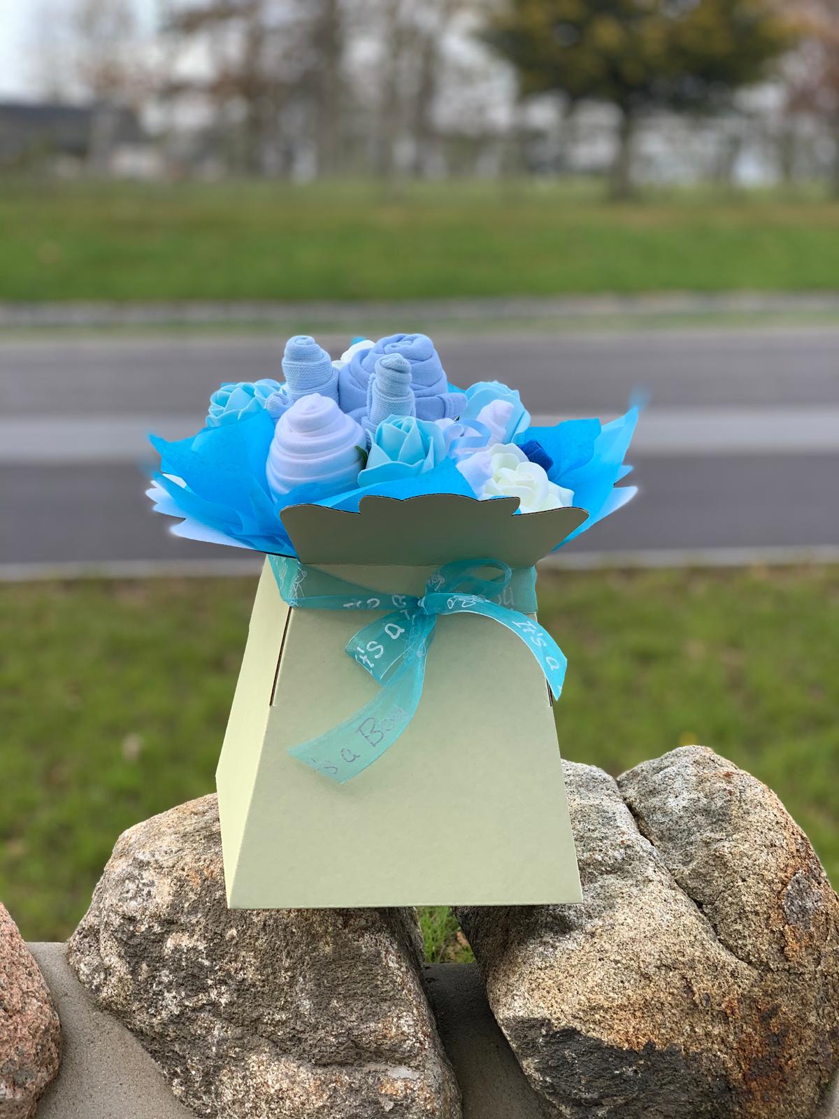 Baby clothes bouquet