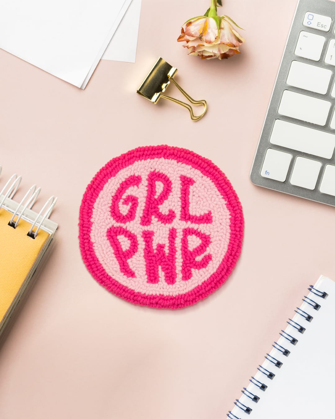 GRL PWR PUNCH COASTERS