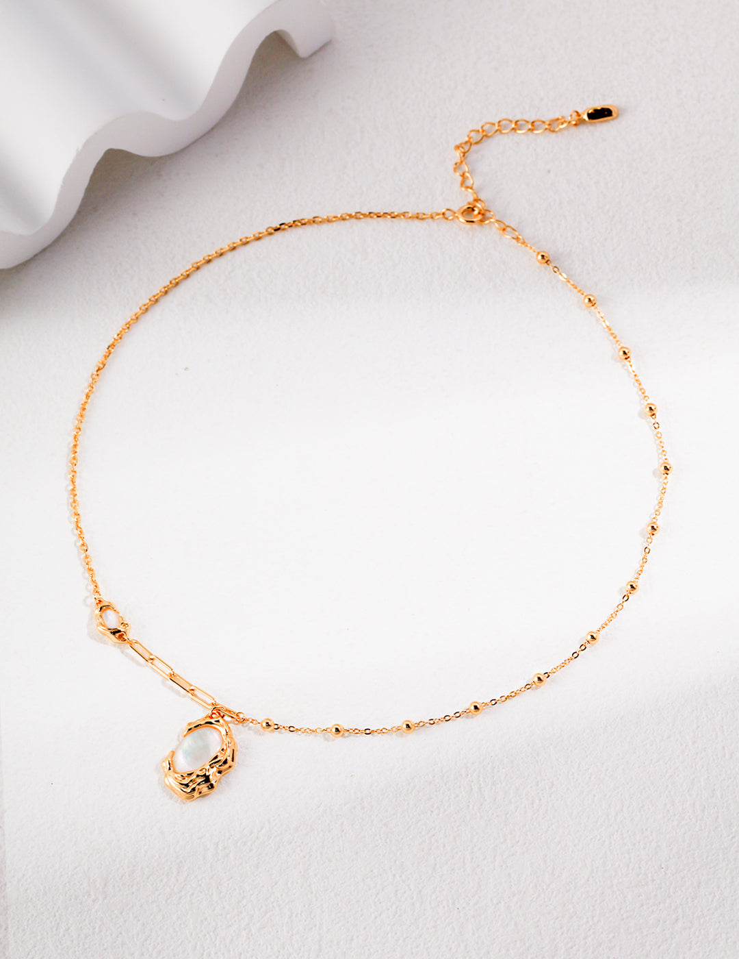 Lava Flow Seashell Necklace