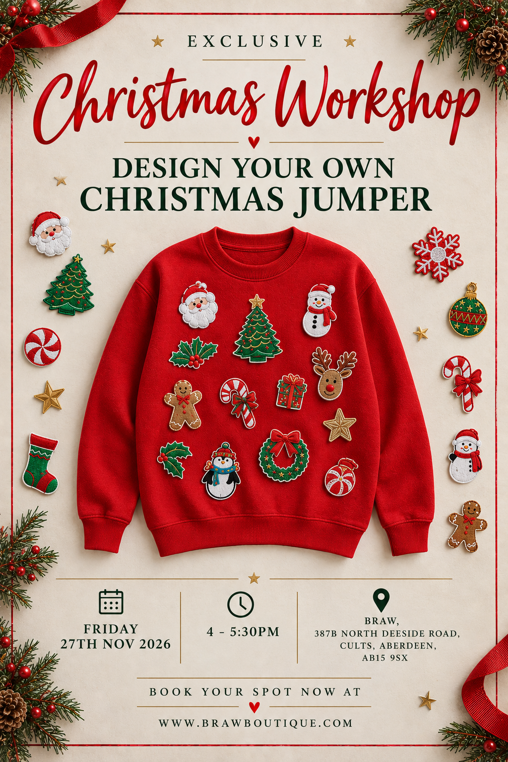 Design your Christmas Jumper (Kids) - 27th Nov 2026