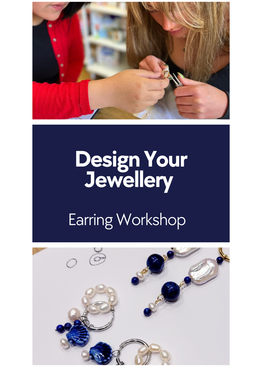 Exclusive Earring Workshop: Design with Freshwater Pearls & Semi-Precious Stones (2-3 Guests)