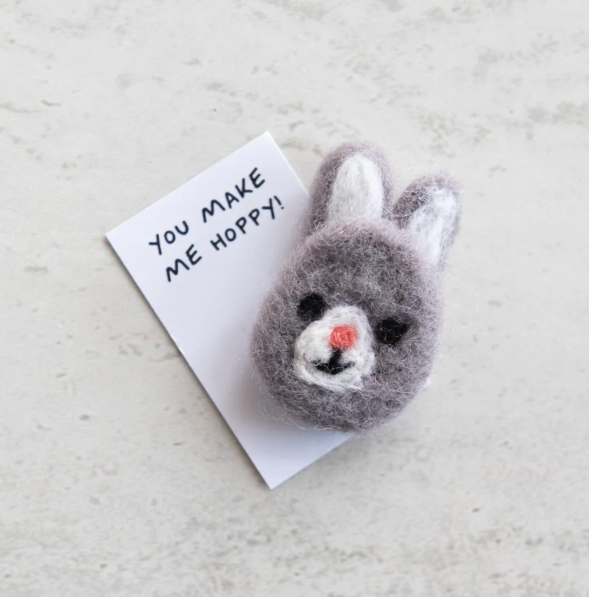 Some Bunny Loves You Wool Felt Rabbit In A Matchbox