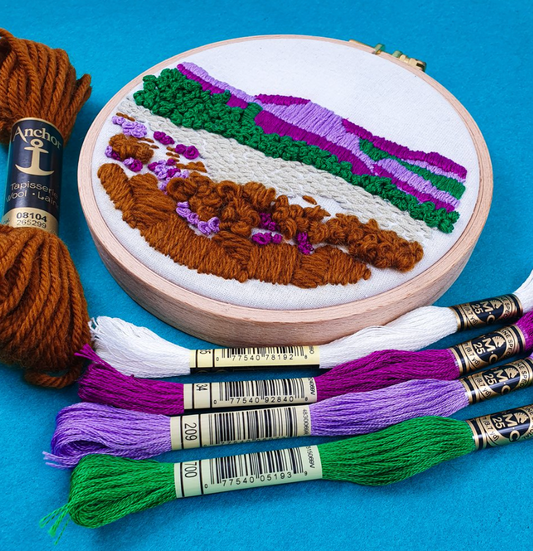 Loch Fleet embroidery kit