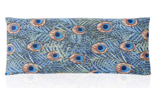Relaxation Eye Pillow Peacock Feathers Pattern