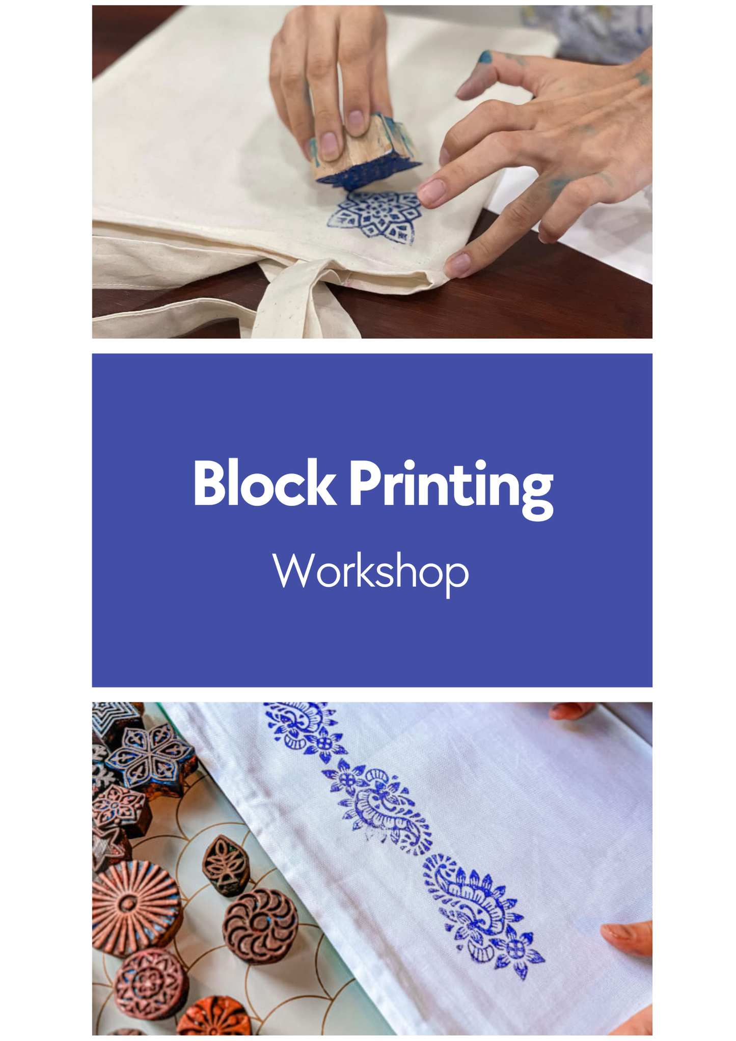 Block Printing Workshop – Create Your Own Textile