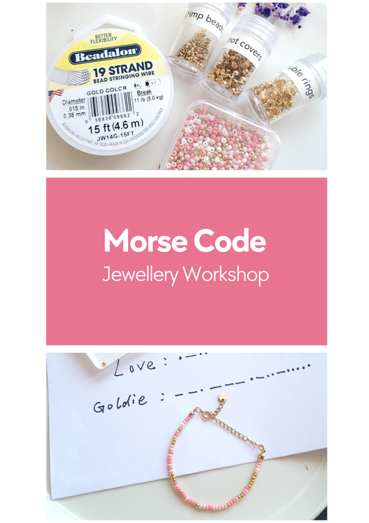 Morse Code Jewellery Workshop