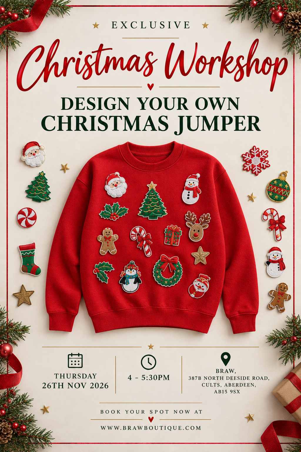 Design your Christmas Jumper (Kids) - 26th Nov 2026
