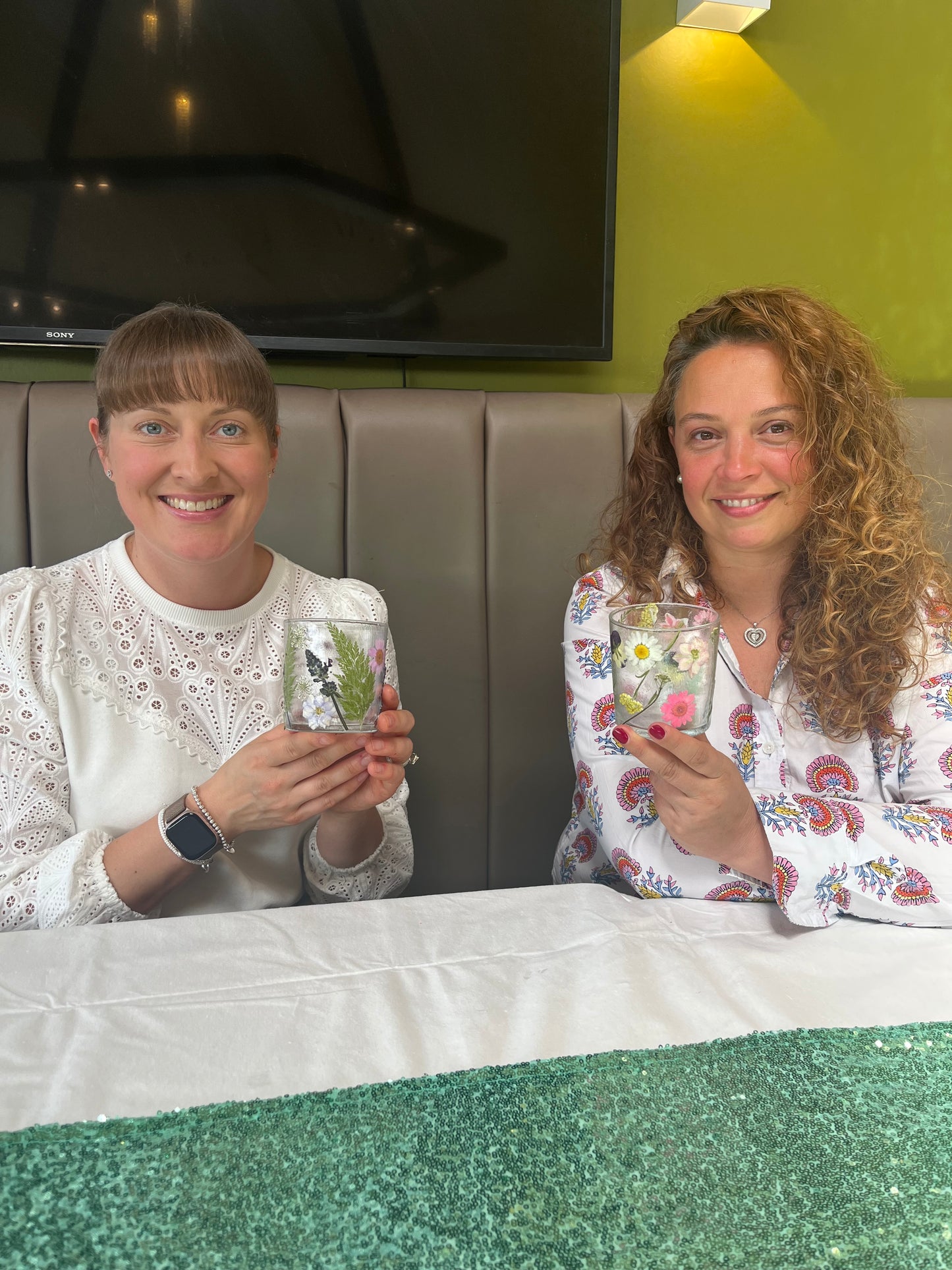 Design a Candle Holder with Pressed Flowers