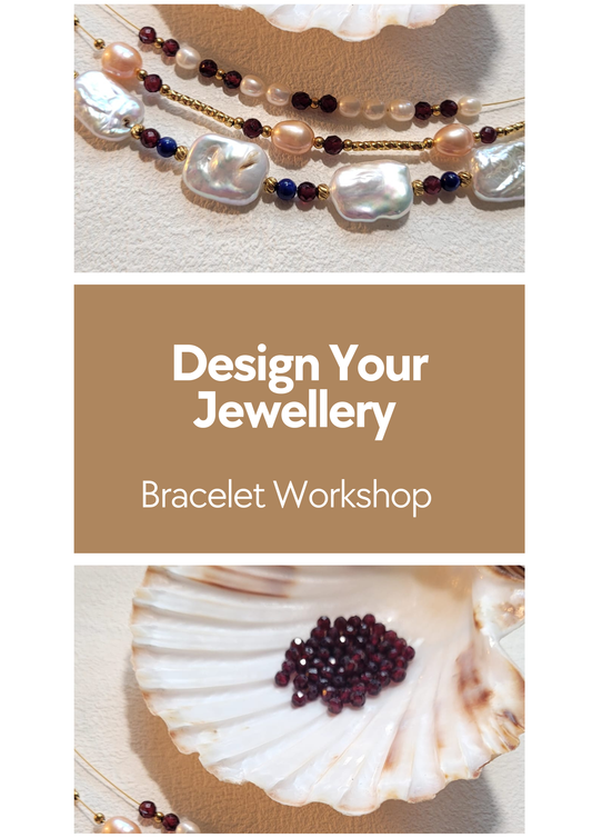 Exclusive Bracelet Workshop: Design with Freshwater Pearls & Semi-precious Stones (2-3 Guests)