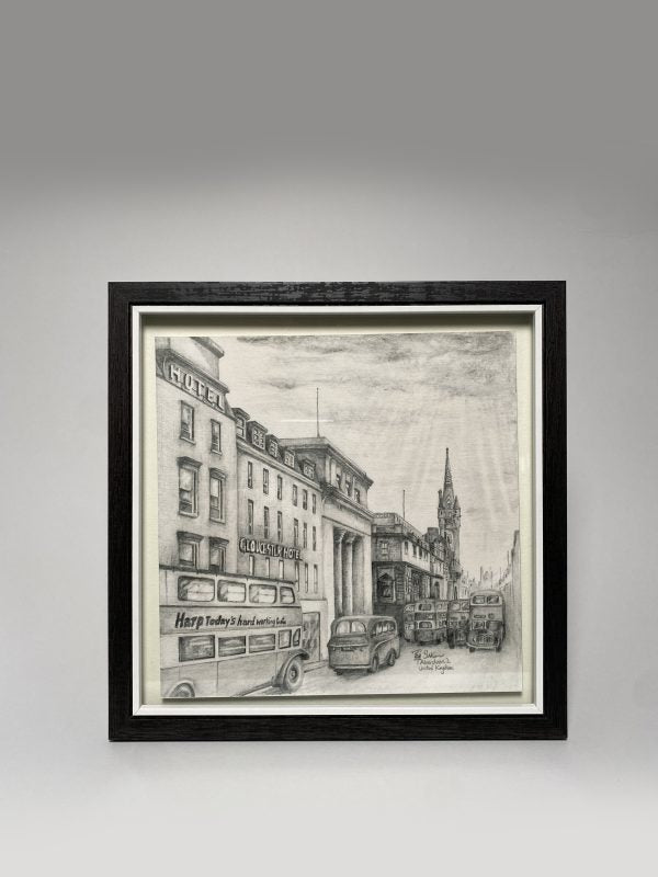 Aberdeen Union Street art print
