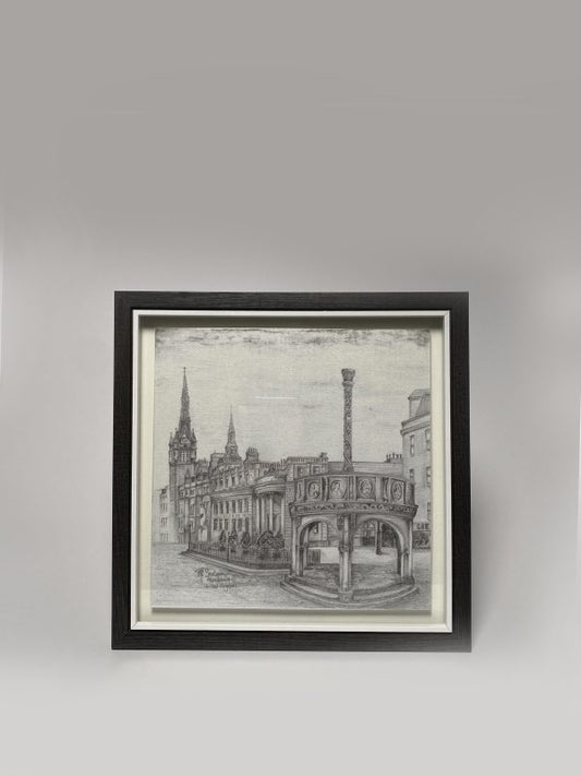 Home / Art Print with Frame / Aberdeen Mercat Cross art print