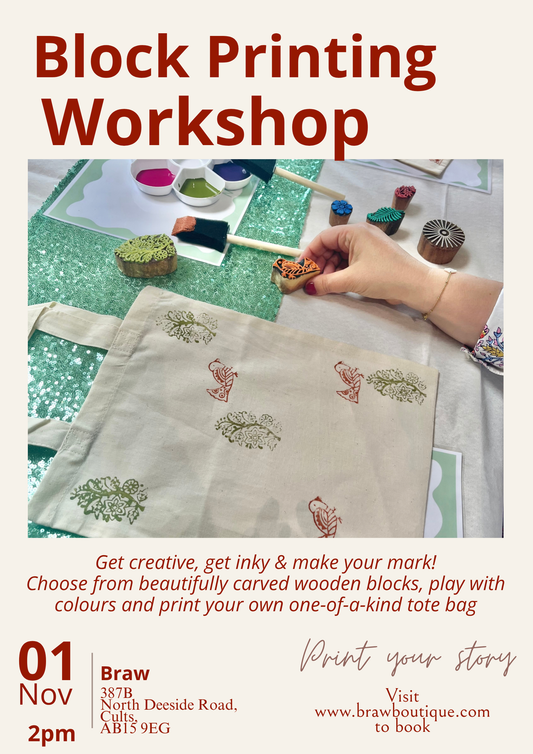 Block Printing - Tote Bags - 1st Nov 2026