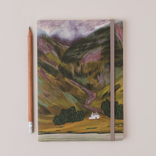 Glencoe In Late Summer, Scottish Highlands - A5 Notebook