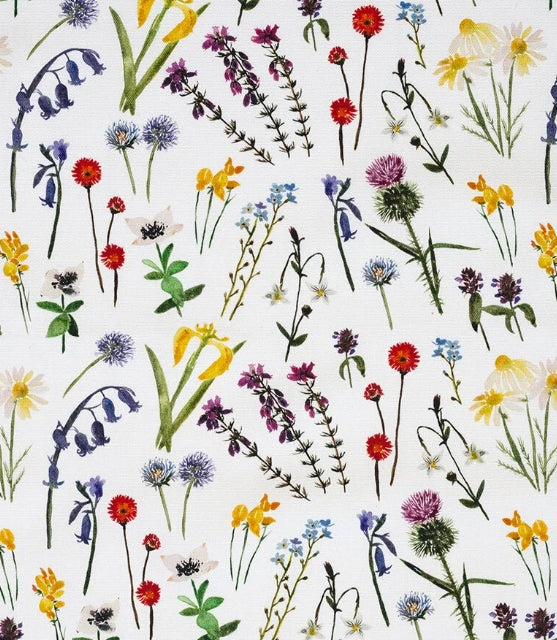 Wildflowers Allover Pattern Tea Towel