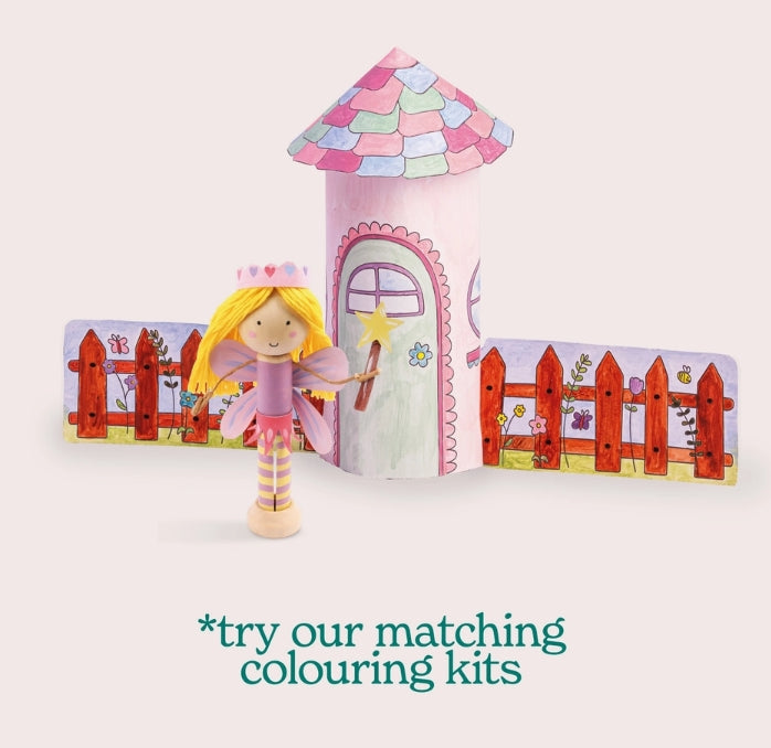 Create Your Own Fairy Wooden Peg Doll Kit