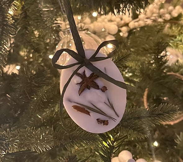 Christmas Tree Scented Soy Wax Decoration
