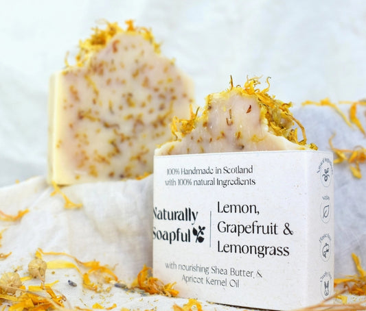 Lemon, Grapefruit & Lemongrass 100% Natural Soap Bar