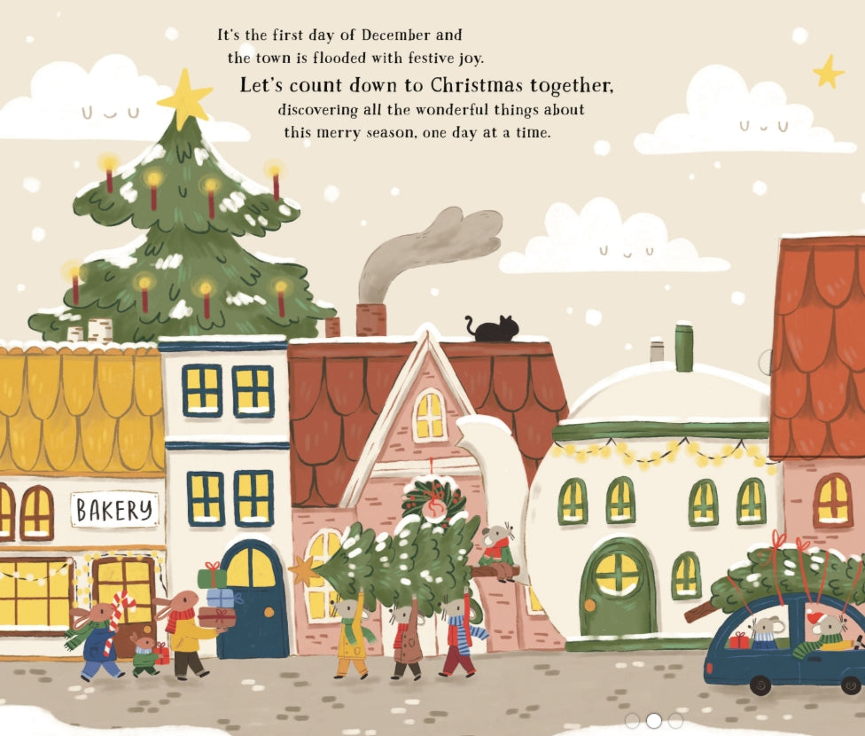 COUNTING DOWN TO CHRISTMAS (ADVENT LIFT FLAP) (BOARD)