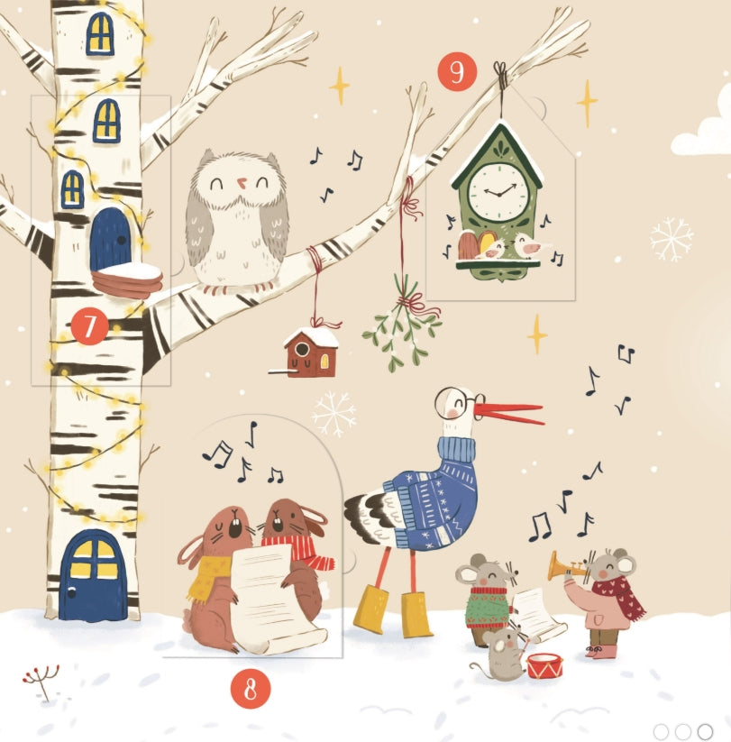 COUNTING DOWN TO CHRISTMAS (ADVENT LIFT FLAP) (BOARD)