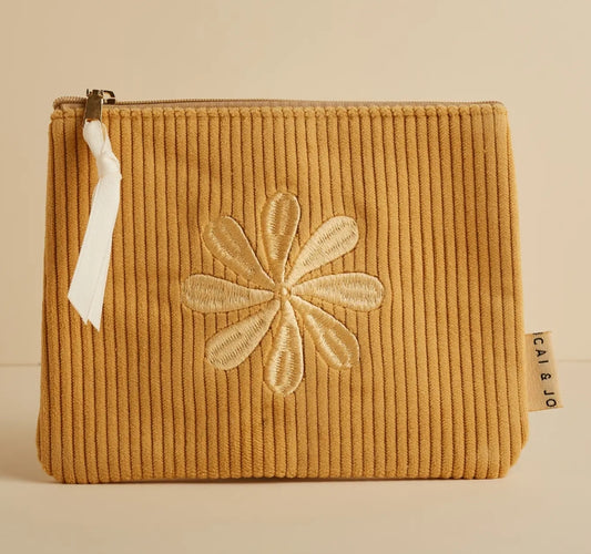 Corduroy Pouch in Marigold