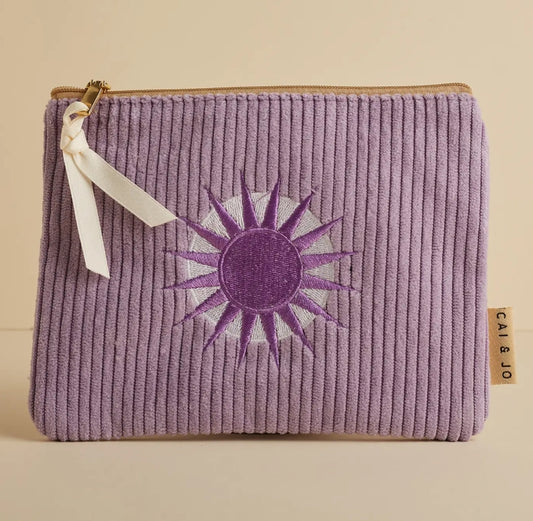 Corduroy Pouch in Lavender