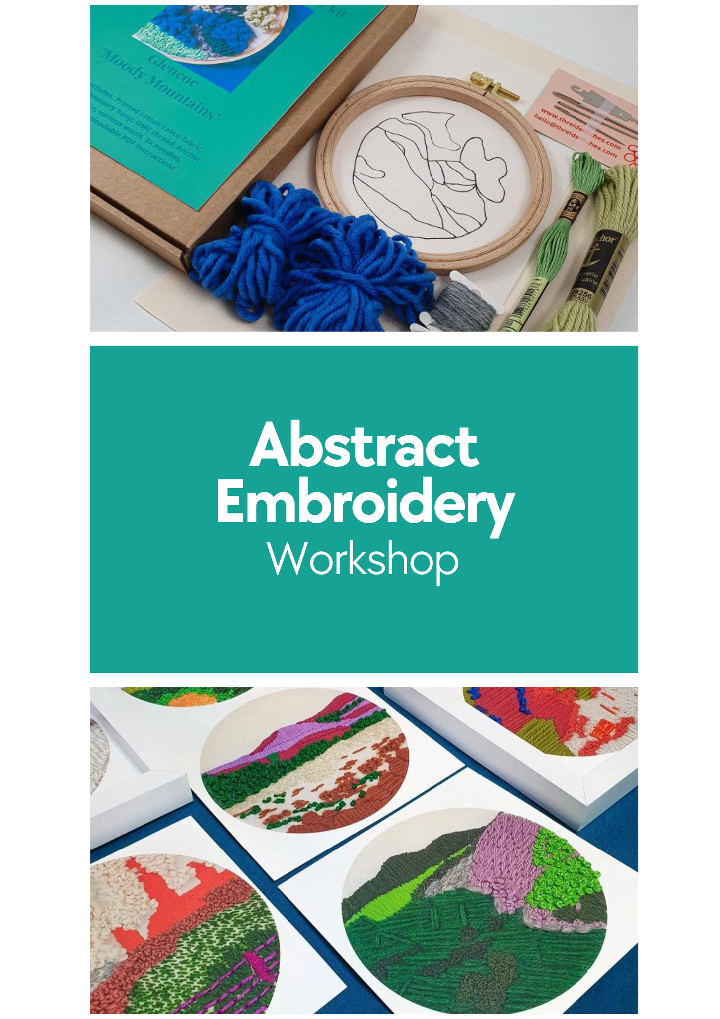 Abstract Hand Embroidery Workshop
