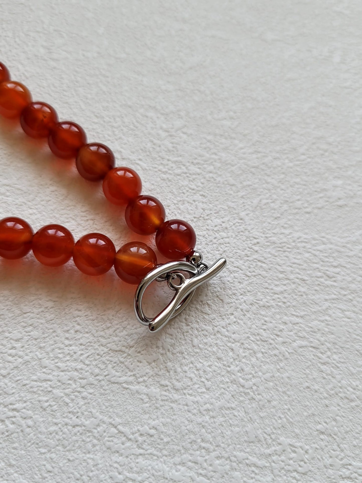 Red Agate Jewellery Set
