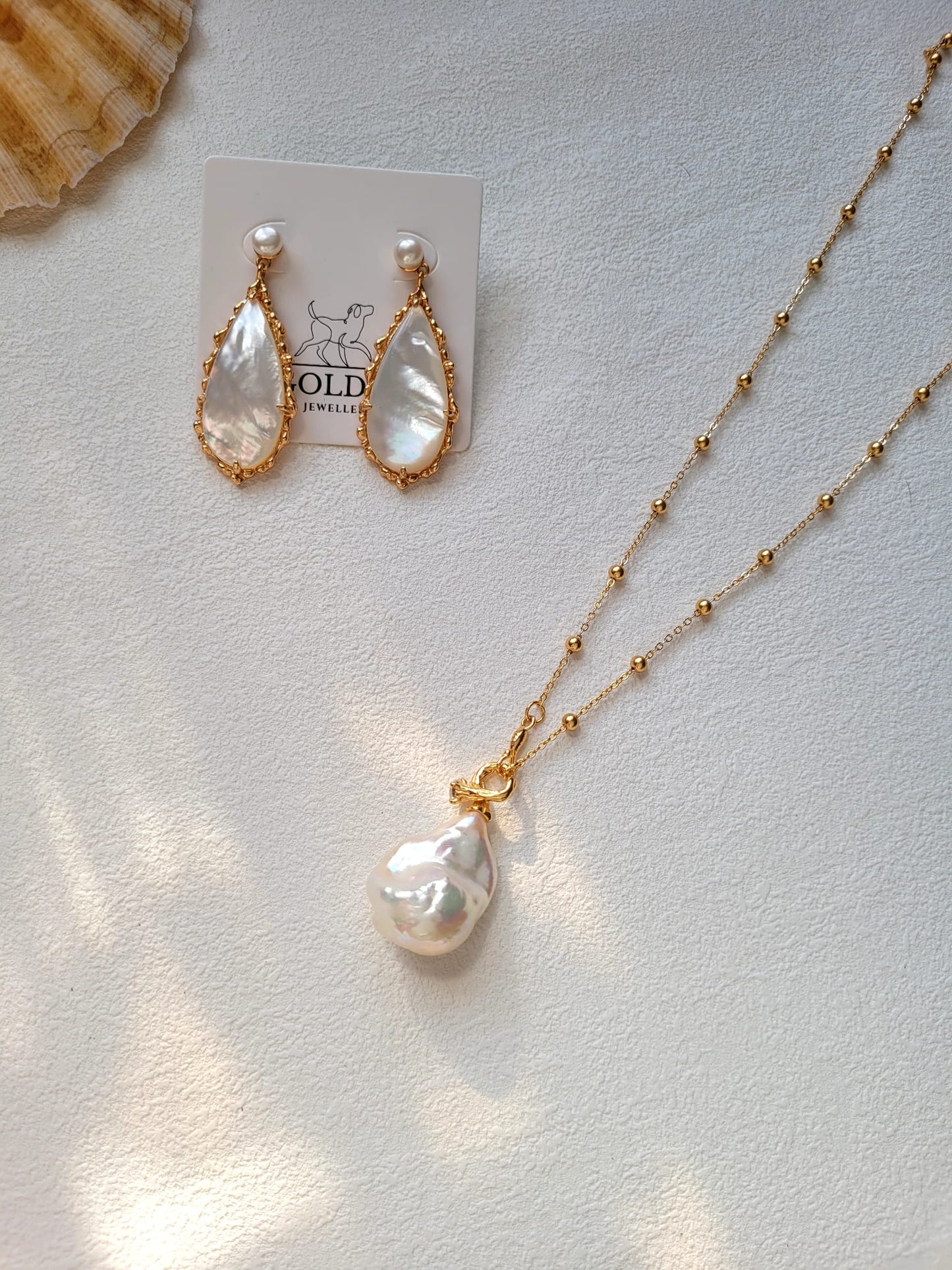 Golden Coast Baroque Pearl Necklace