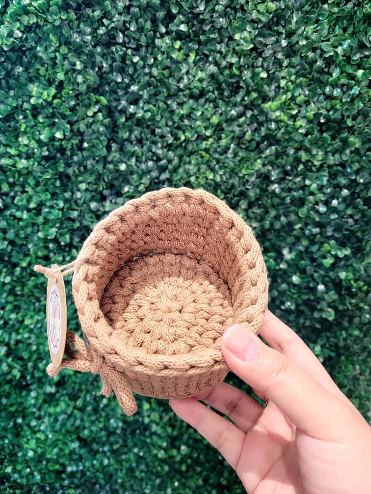 Small Crochet Baskets