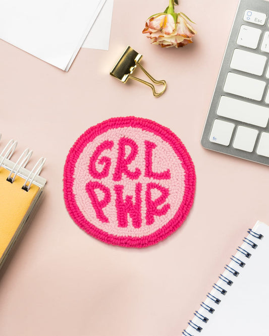 GRL PWR PUNCH COASTERS