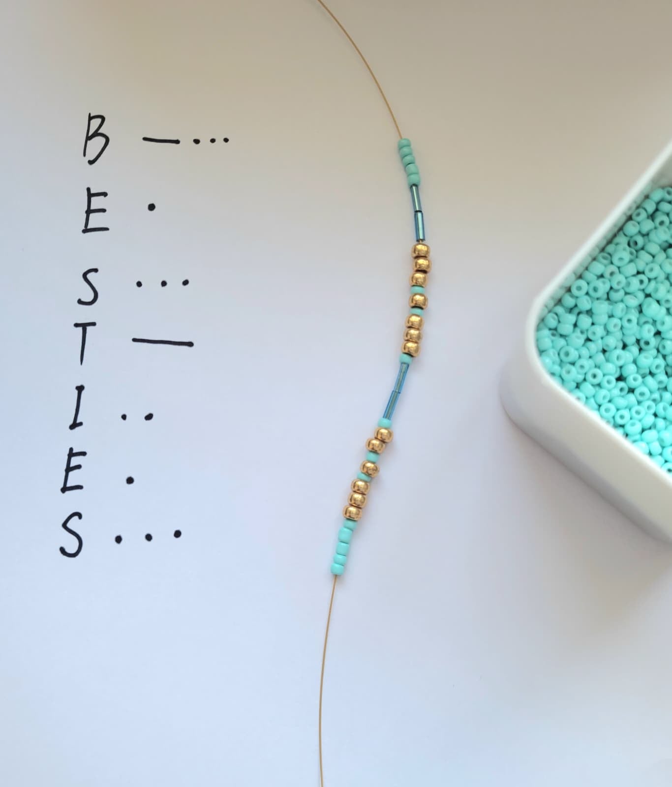 Morse Code Jewellery Workshop