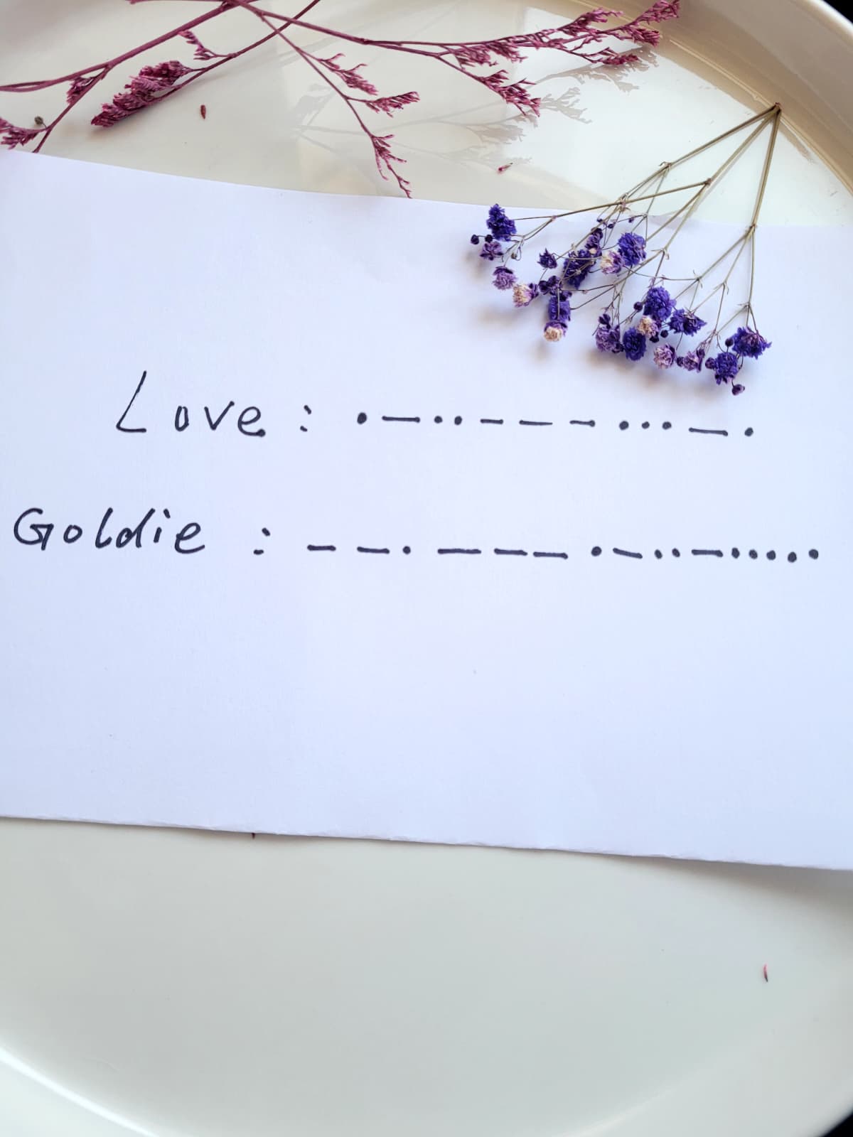Morse Code Jewellery Workshop