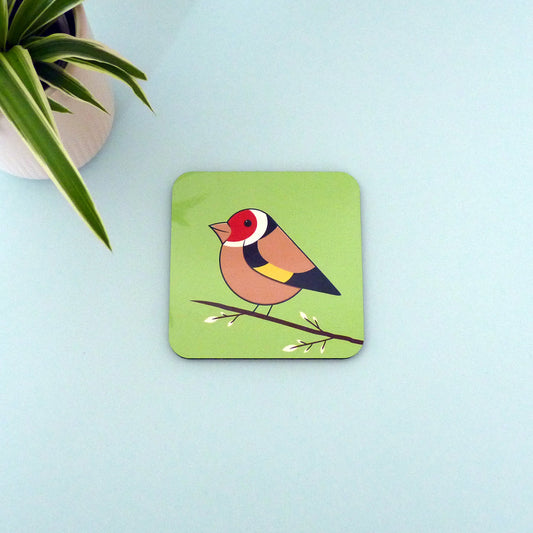 Gloria the Goldfinch Coaster